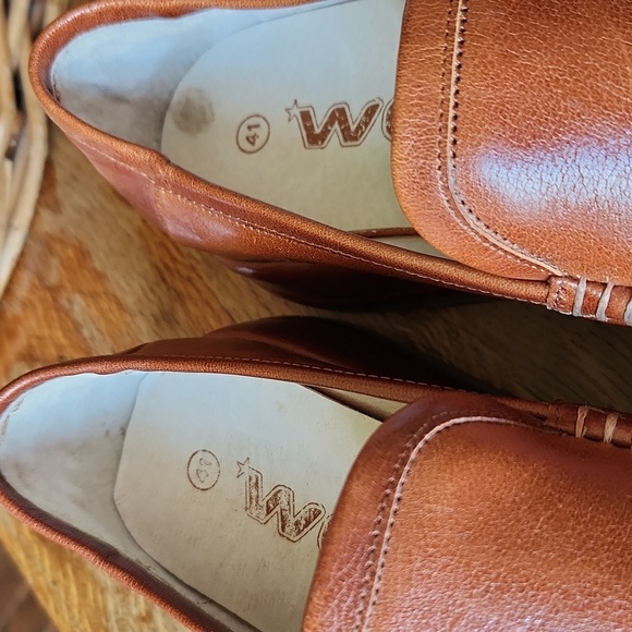 WOSH Leather Tan Loafers 9.5 - Picture 6 of 10
